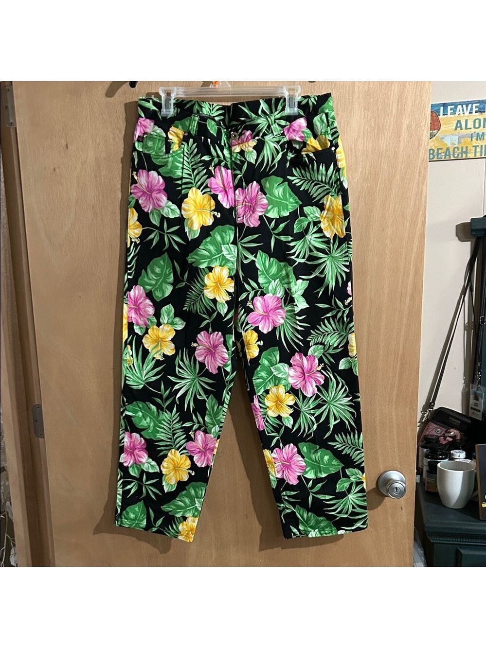 Ralph Lauren Floral Chinos - Black, Pink, Yellow, Green